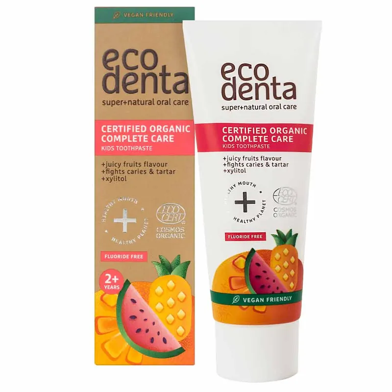 Kuuma Tarjous Ecodenta Juicy Fruit Kids Toothpaste Lasten Hammastahna 75ml