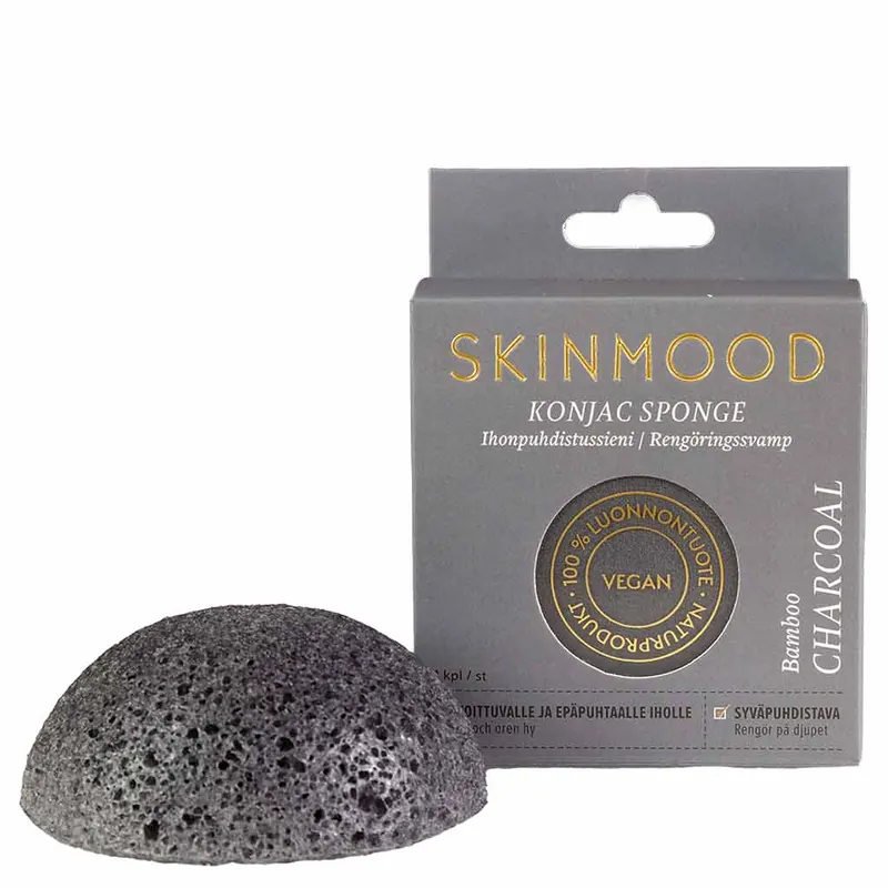 SkinMood Konjac Bambuhiili kasvosieni rasvoittuvalle iholle Älä Missaa