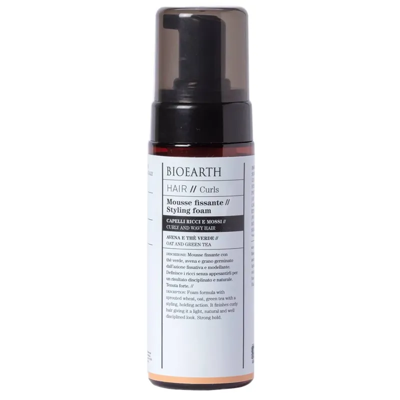 Bioearth HAIR 2.0 Styling Foam Muotovaahto kiharille hiuksille 150ml Nopea Toimitus