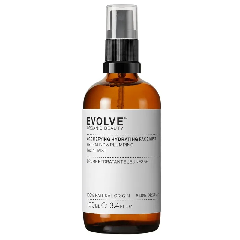 Ajankohtainen Evolve Organic Beauty Age Defying Mist Kosteuttava kasvosuihke 100ml