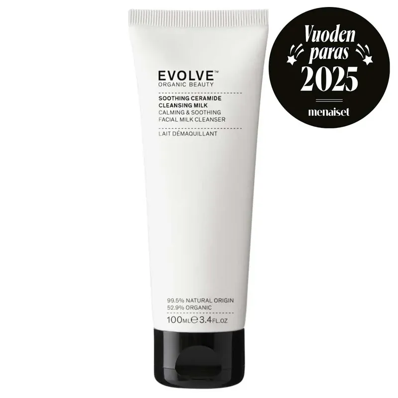 Loppuunmyynti Evolve Organic Beauty Soothing Ceramide Cleansing Milk Puhdistusemulsio 100ml