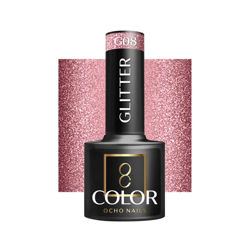 OCHO NAILS hybridikynsilakka Glitter G08, 5 g Päivän Tarjous