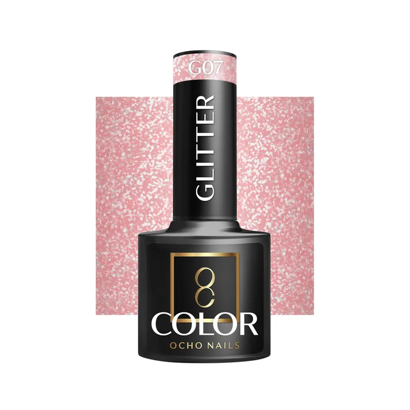 OCHO NAILS hybridikynsilakka Glitter G07, 5 g Ajankohtainen
