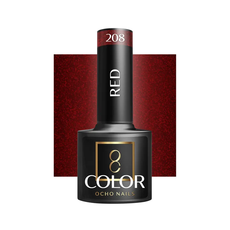 OCHO NAILS hybridi-kynsilakka Punainen 208, 5 g Alennettu