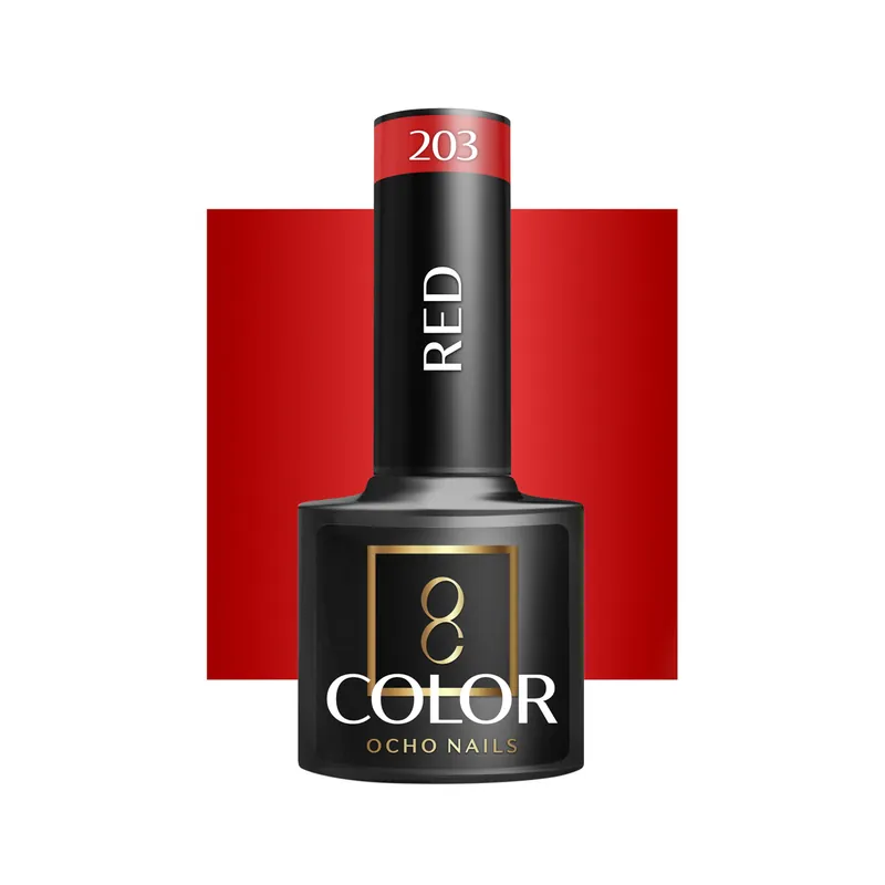 OCHO NAILS hybridi-kynsilakka Punainen 203, 5 g Paras Hinta