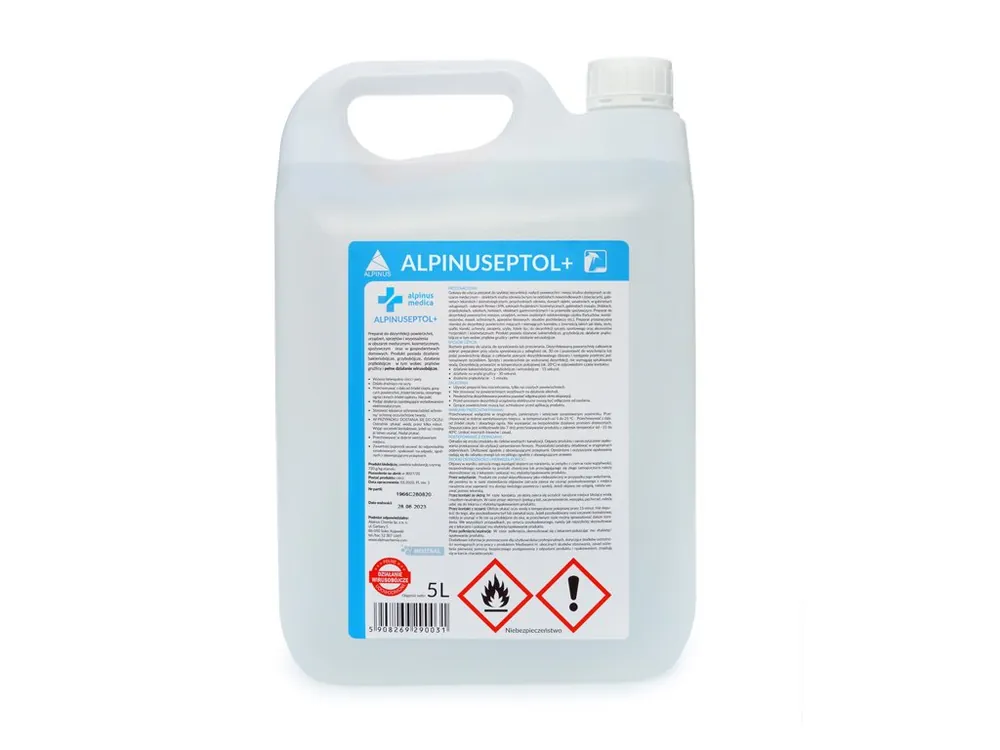 Uusi Kokoelma Pintojen desinfiointiaine Alpinuseptol+ Neutral 5L