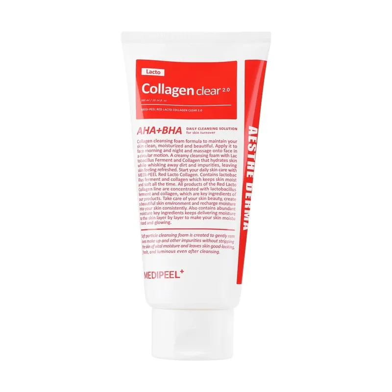 Medi-Peel Red Lacto Collagen Clear Foam Cleanser 2.0 Osta Verkossa