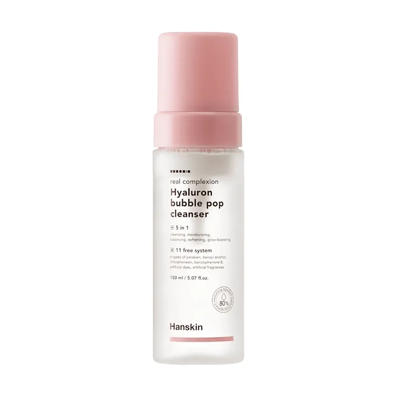 Uusi Malli Hanskin Real Complexion Hyaluron Bubble Pop Cleanser