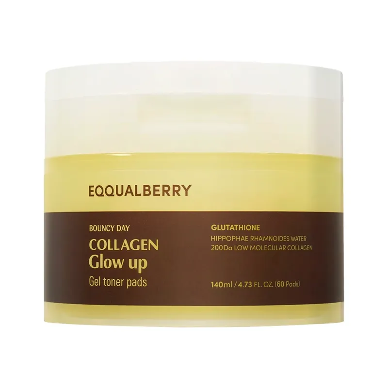 Kuuma Tarjous EQQUALBERRY Collagen Glow Up Gel Toner Pad