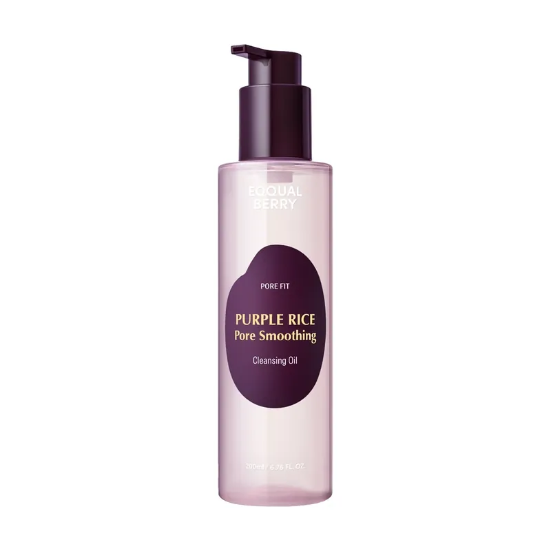 Halpa EQQUALBERRY Purple Rice Pore Smoothing Cleansing Oil