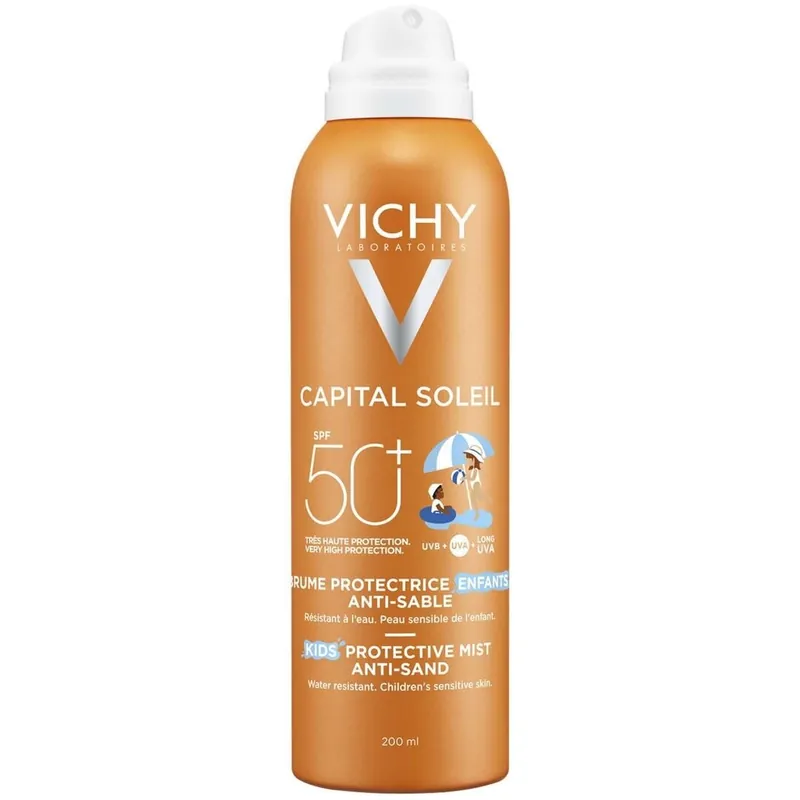 Vichy Capital Soleil Kids Anti-Sand Mist SPF50+ 200 ml Ilmainen Palautus