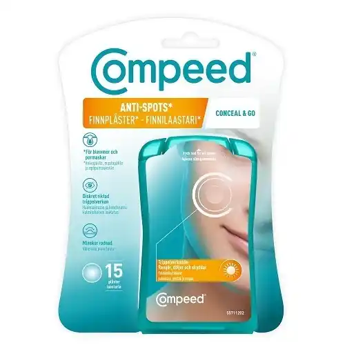 Compeed Anti-spots Conceal & Go finnilaastari 15 kpl Aito