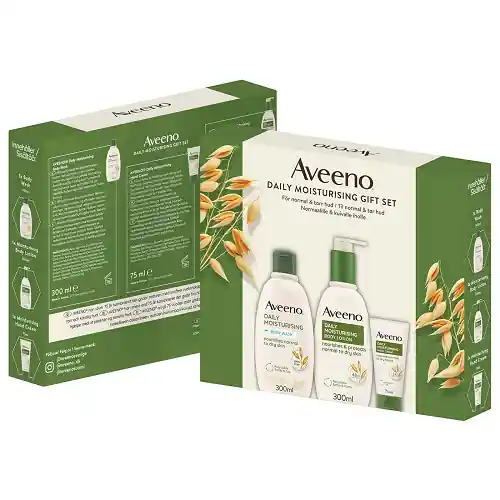 Uutuus Aveeno Daily Moisturising lahjapakkaus