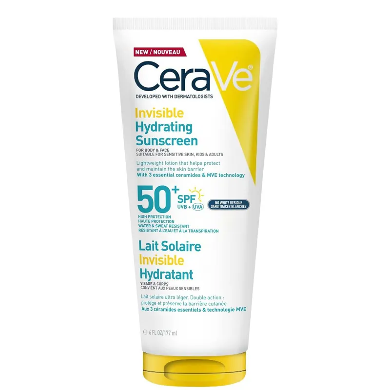Osta Verkossa CERAVE INVISIBLE HYDRATING SUNSCREEN SPF50+ 177 ML