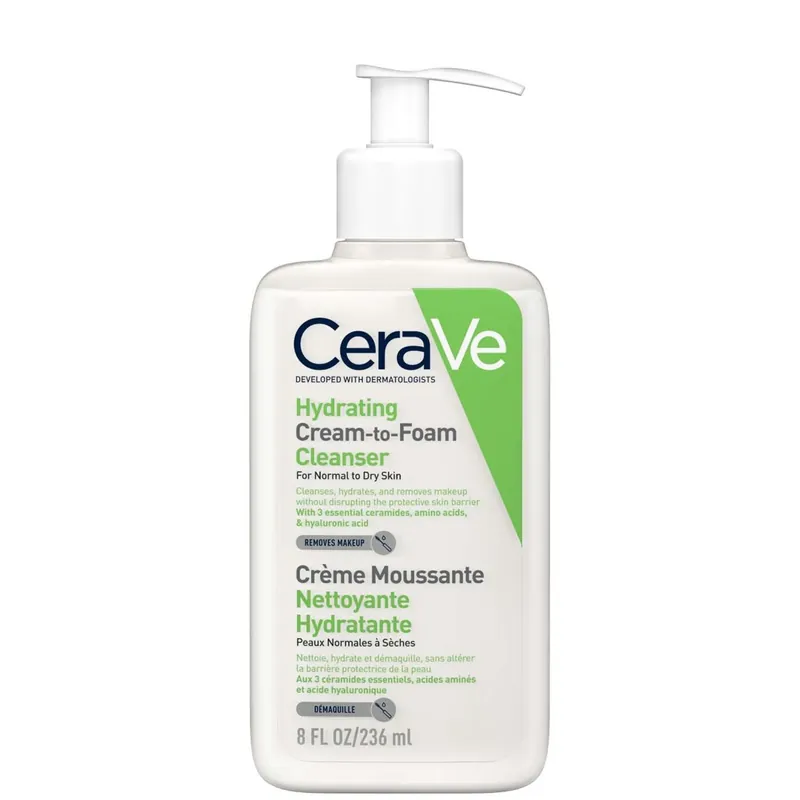CERAVE HYDRATING CREAM TO FOAM CLEANSER 236 ml Erikoistarjous