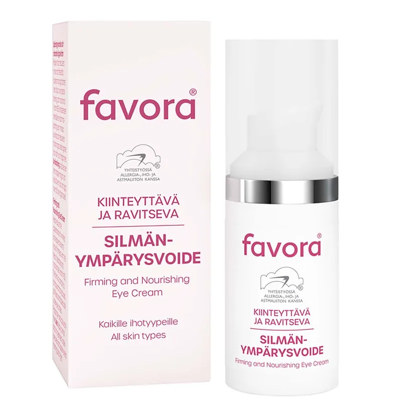 Uutuus FAVORA KIINTEYTTÄVÄ SILMÄNYMPÄRYSVOIDE 15 ml