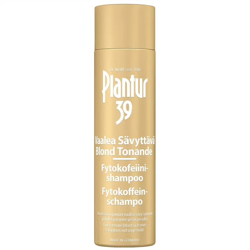 PLANTUR 39 FYTOKOFEIINISHAMPOO VAALEA SÄVYTTÄVÄ 250 ML Älä Missaa