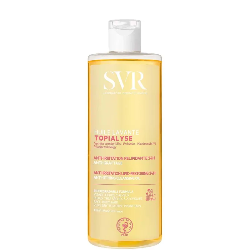 Lähetetään Heti SVR TOPIALYSE HUILE CLEANSING OIL 400 ML