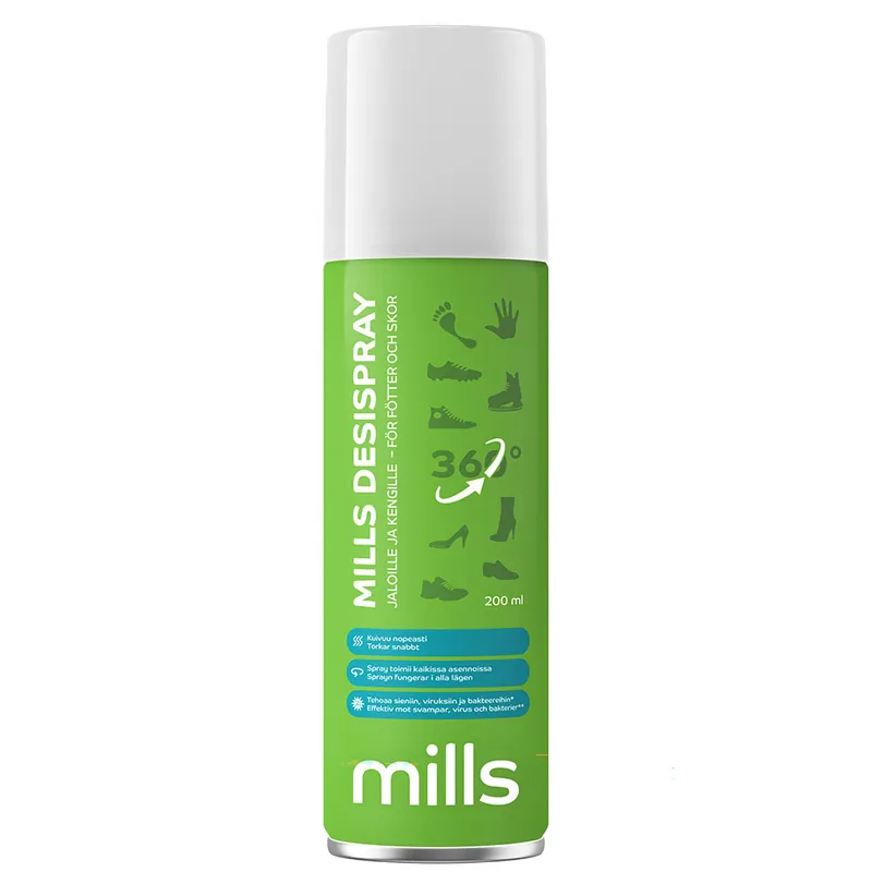 MILLS DESISPRAY JALOILLE JA KENGILLE 200 ml Osta Tänään