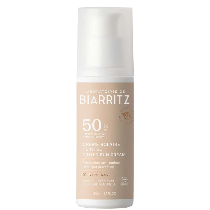 LABORATOIRES DE BIARRITZ SÄVYTTÄVÄ AURINKOVOIDE SPF50 IVORY 50 ML Edullinen Hinta