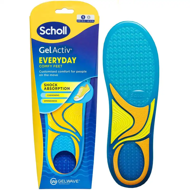 SCHOLL GEL ACTIV EVERYDAY POHJALLINEN SMALL 1 PARI Viikonlopputarjous
