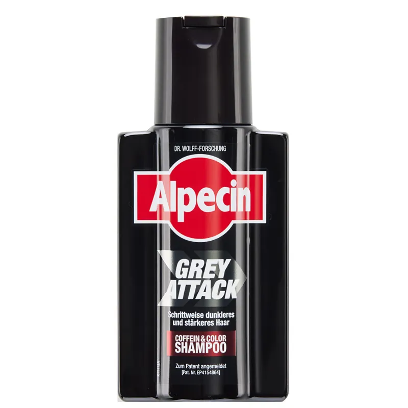 ALPECIN GREY ATTACK SHAMPOO 200 ml Uusi Malli