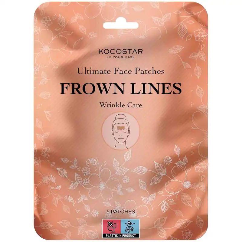 KOCOSTAR ULTIMATE FACE PATCHES FROWN LINES 6 kpl Loppuunmyynti