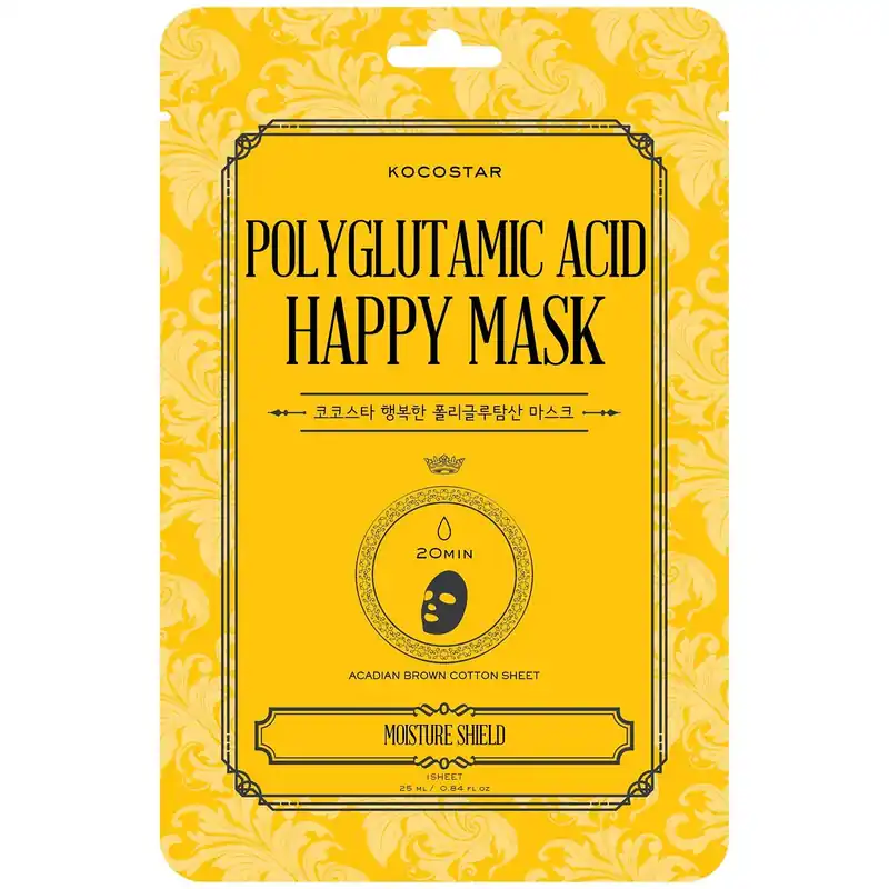 Eniten Myyty KOCOSTAR POLYGLUTAMIC ACID HAPPY MASK 1 KPL