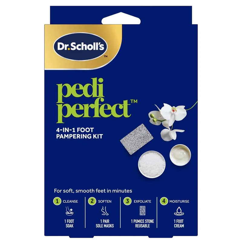 Uutuus SCHOLL PEDI PERFECT 4IN1 JALKOJENHOITOSETTI 1 KPL
