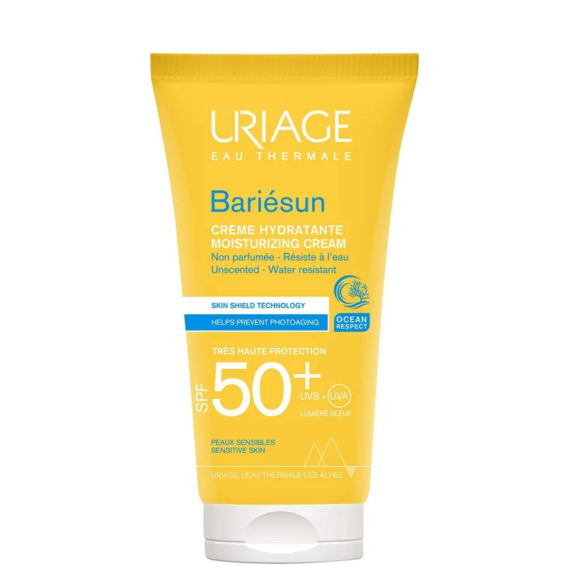 Alkuperäinen URIAGE BARIESUN MOISTURIZING CREAM SPF50+ FRAGRANCE FREE 50 ML