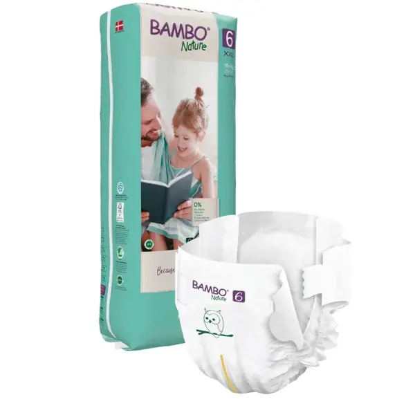 Tarjoushinta Bambo Nature 6 teippivaippa 40kpl, 16+kg