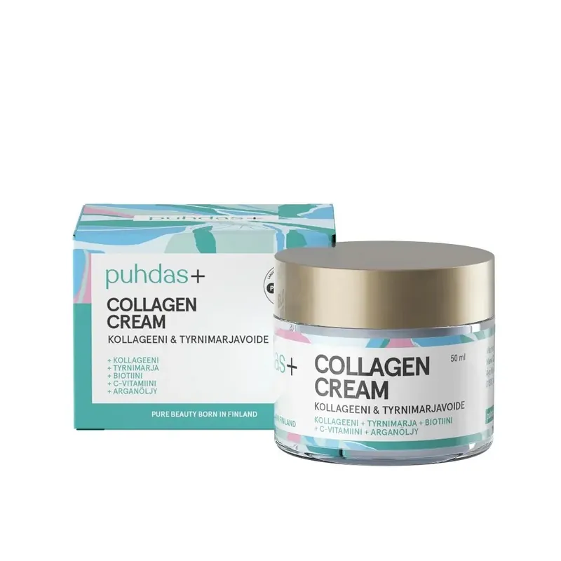 Ilmainen Palautus Puhdas+ Collagen Cream
