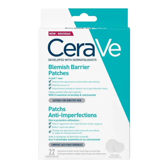 CeraVe Blemish Barrier Patch, finnilaastarit 22 kpl Vain Tänään