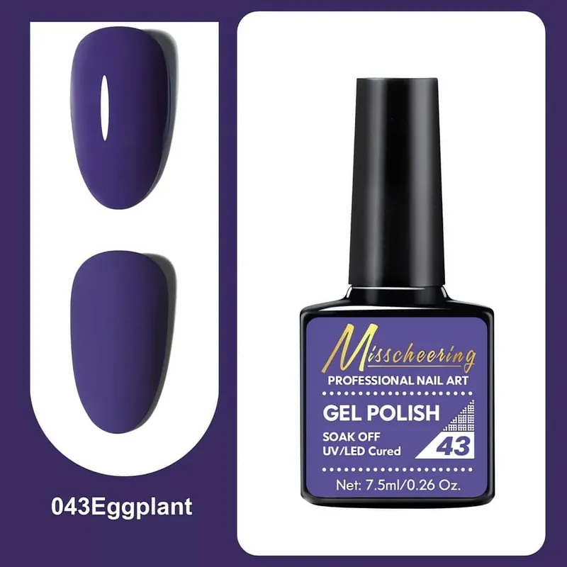 Älä Missaa Misscheering Professional Nail Art Gel Polish 43 Eggplant