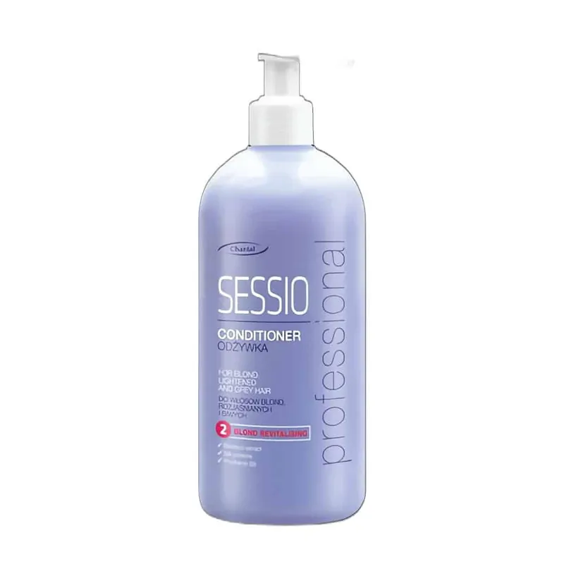 Sessio Hopeahoitoaine 500ml – Poistaa Keltaisuutta & Kirkastaa Flash-Tarjous