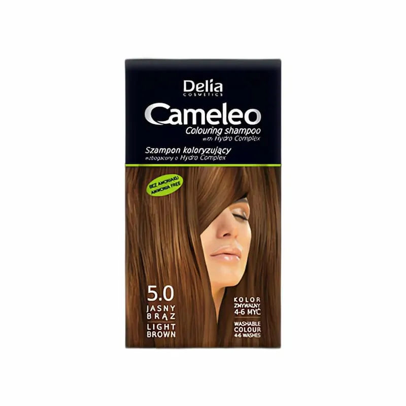 Vaaleanruskea Sävyttävä Shampoo 5.0 – Luonnollinen Sävy & Kiilto 40ml Lähetetään Heti
