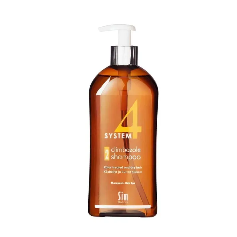 Sim System 4 Climbazole Shampoo 2 – Kuivan ja kutisevan hiuspohjan hoi Korkea Laatu