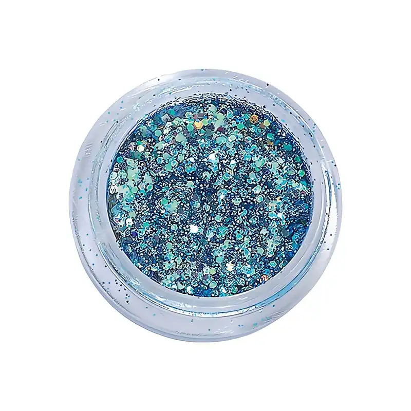 Rajoitettu Tarjous Peggy Sage Aqua UV-geeliglitter kynsille