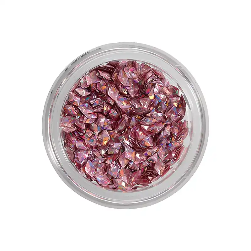 Nopea Toimitus Neonpinkit vinoneliöglitterit kynsille