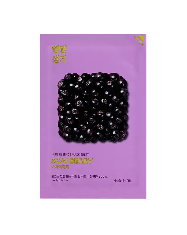 Korkea Laatu Holika Holika Pure Essence Mask Sheet Acai Berry