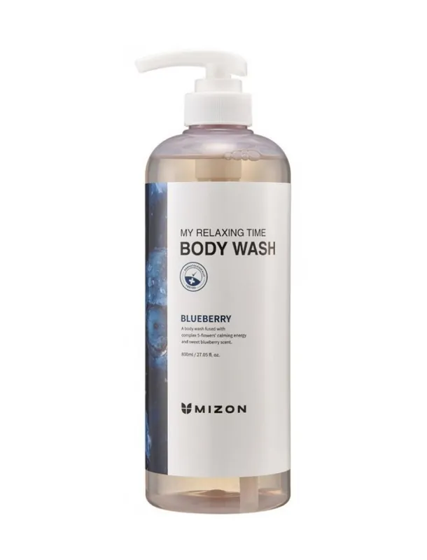 Mizon My Relaxing Time Body Wash Blueberry Vain Rajoitetun Ajan