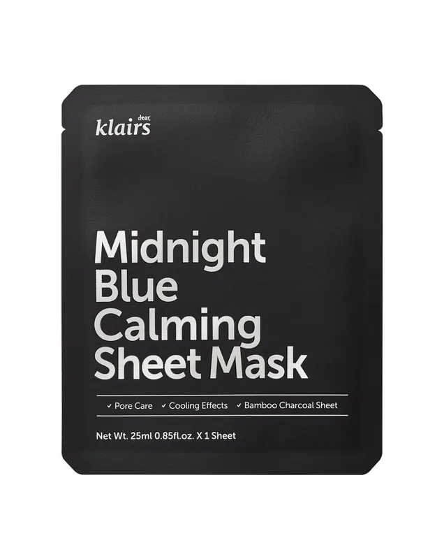 Ilmainen Palautus Klairs Midnight Blue Calming Sheet Mask