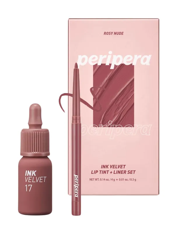 Älä Missaa Peripera Ink Velvet + Lip Liner Set
