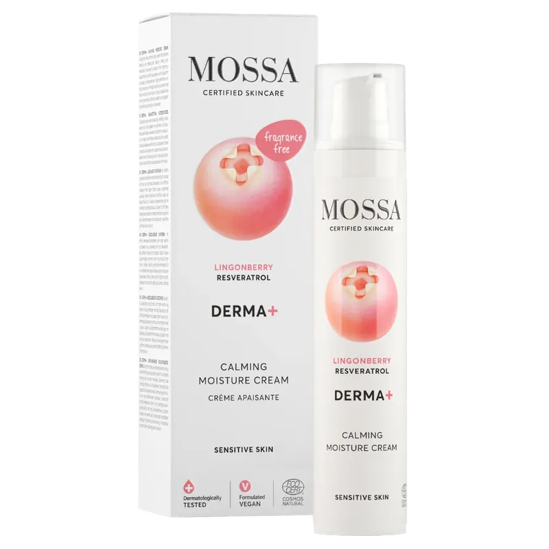 Erikoistarjous Mossa Derma+ Calming Moisture Cream - Rauhoittava kasvovoide 50 ml