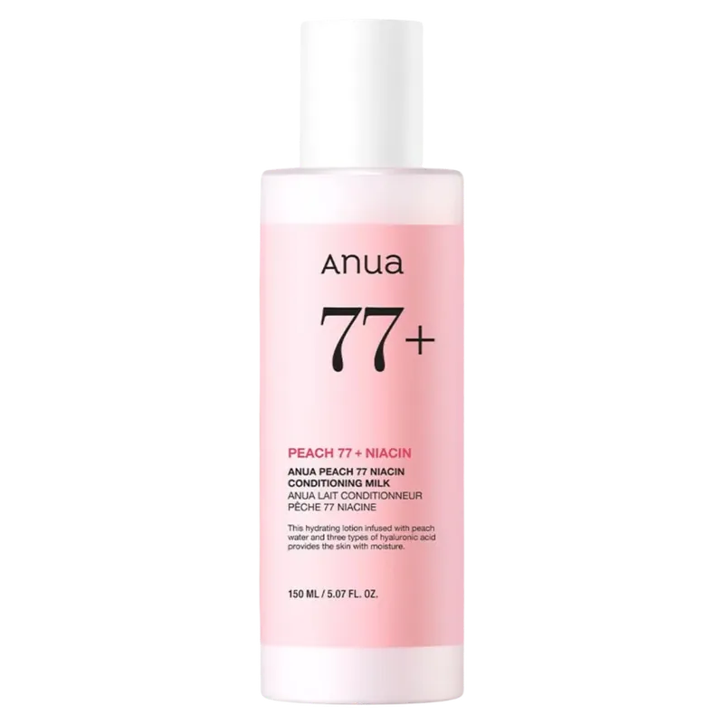 Anua Peach 77 Niacin Conditioning Milk - Kasvoemulsio 150 ml Ilmainen Palautus