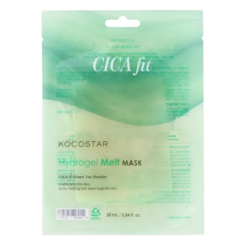 KOCOSTAR Hydrogel Melt Mask Cica Fit - Kasvonaamio 1 kpl Edullinen Hinta