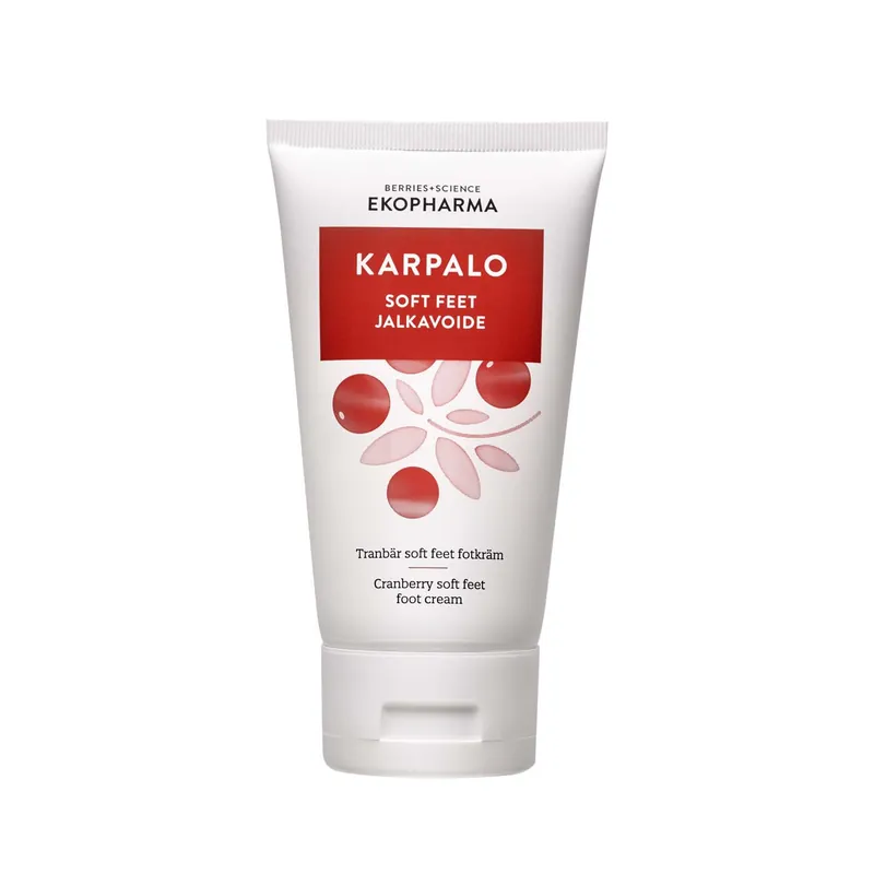 Ekopharma Karpalo Soft Feet - Kuoriva Jalkavoide 150 ml Suosittu
