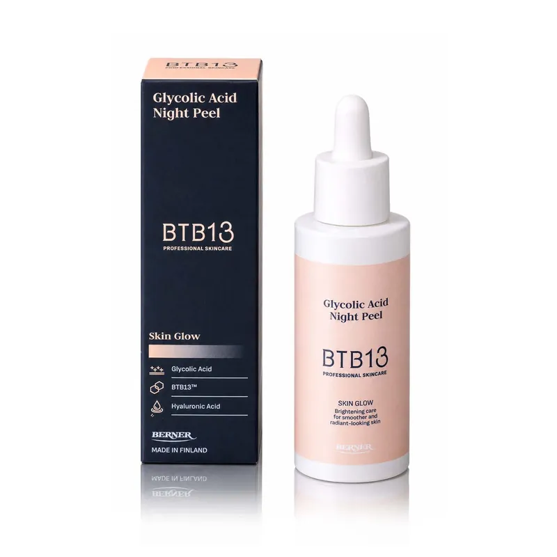 BTB13 Glycolic Acid Night Peel Midnight Renewal Yöseerumi 30 ml Flash-Tarjous