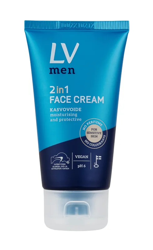 Pakollinen (Must-Have) LV MEN 2-in-1 Face Cream kasvovoide 75ml