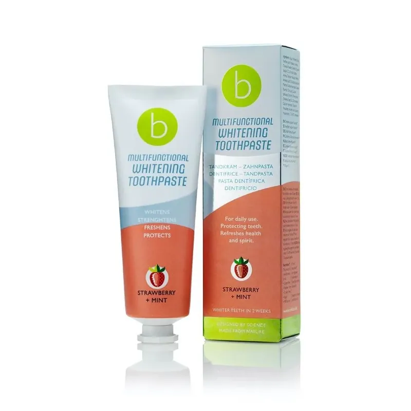 Bestseller Beconfident valkaiseva hammastahna 75ml mansikka+minttu